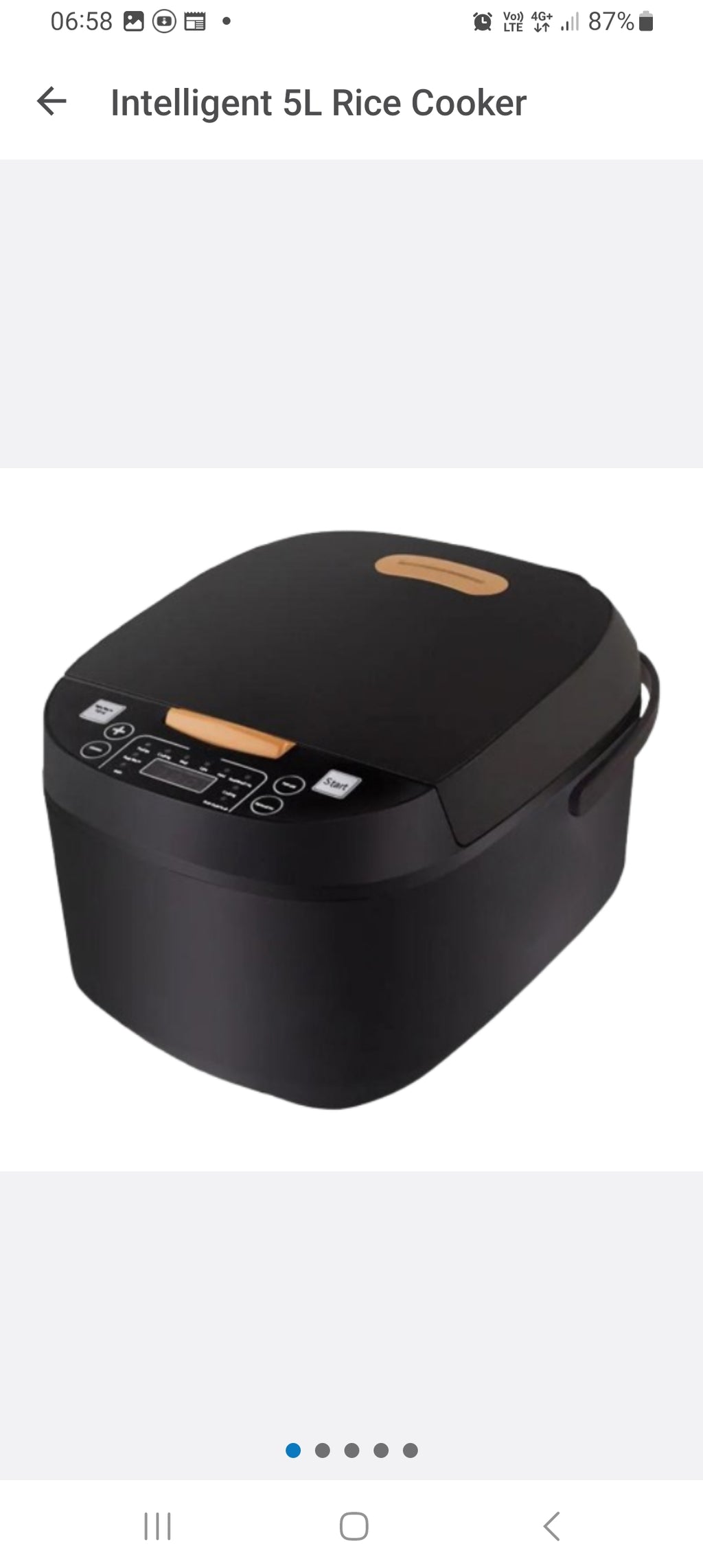Multifunction Electric Cooker with Preset Timer