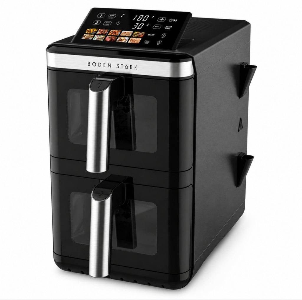 Boden Stark 11.6L Double Stack Dual Drawer Air Fryer, 3000W
