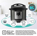 Hisense 6L 1000W Pressure Cooker with 6-in-1 Multi Cooking Functions
