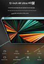 New 12 Inch 2 In 1 Android Tablet Original Snapdragon Processor