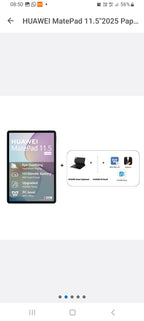HUAWEI MatePad 11.5"2025 PaperMatte WiFi Tablet 8+256GB - Keyboard+M-Pencil