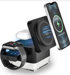 4-in-1 Apple Wireless Charging Station for iPhone, Watch & AirPods 15W
