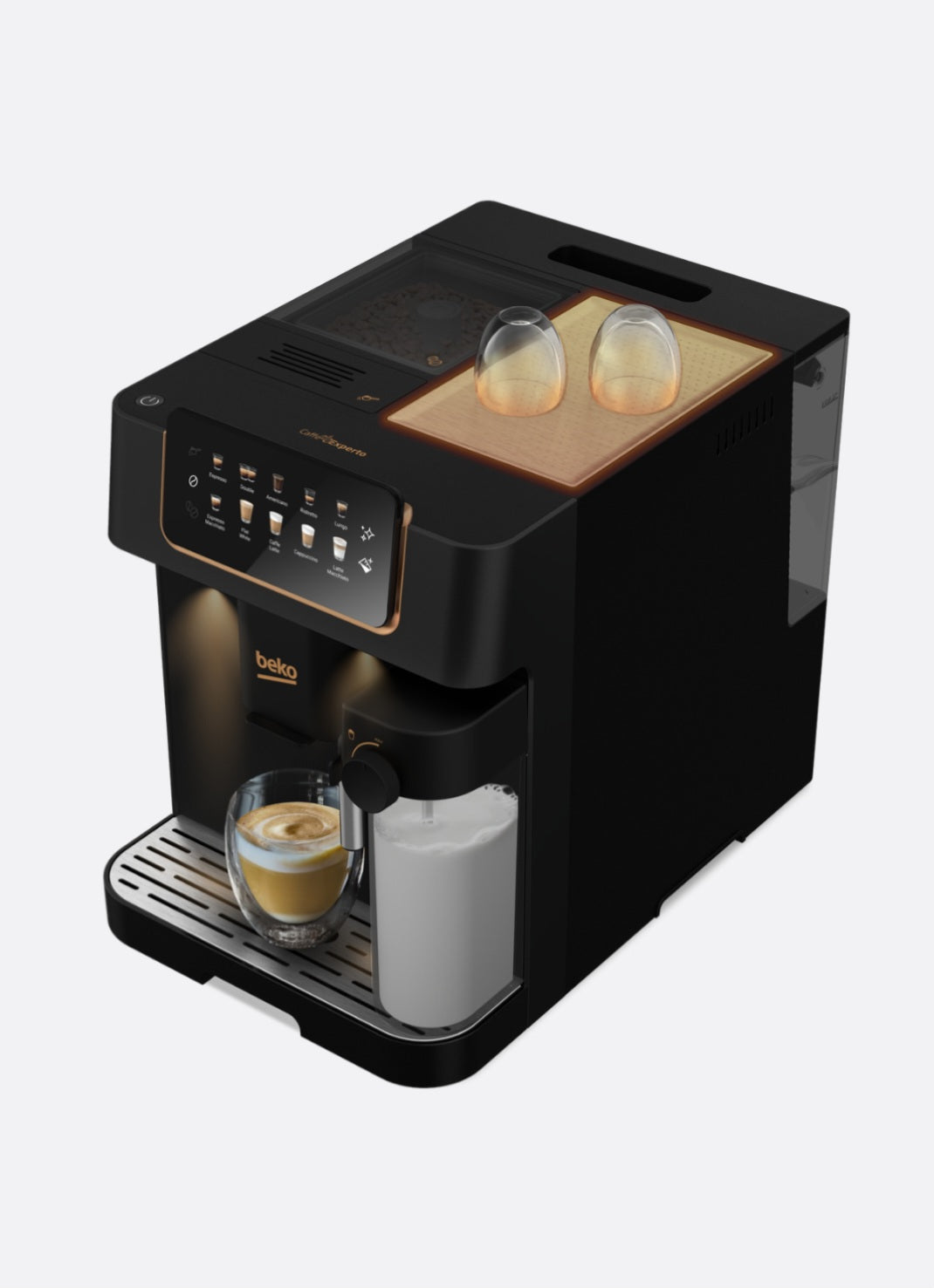 BEKO CEG7404C Café Experto Fully Automatic Coffee machine with milk cup