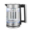 GC Borosilicate Glass 1.8L Electric Kettle with Tea Infuser &Blue LED Light