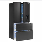 Defy DFF440 492L French Door Fridge with Water Dispense Onyx