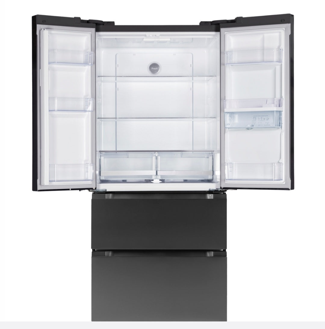 Defy DFF440 492L French Door Fridge with Water Dispense Onyx
