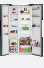 Defy 559L DFF636 Naturelight Technology Side by Side Fridge Freezer Dark