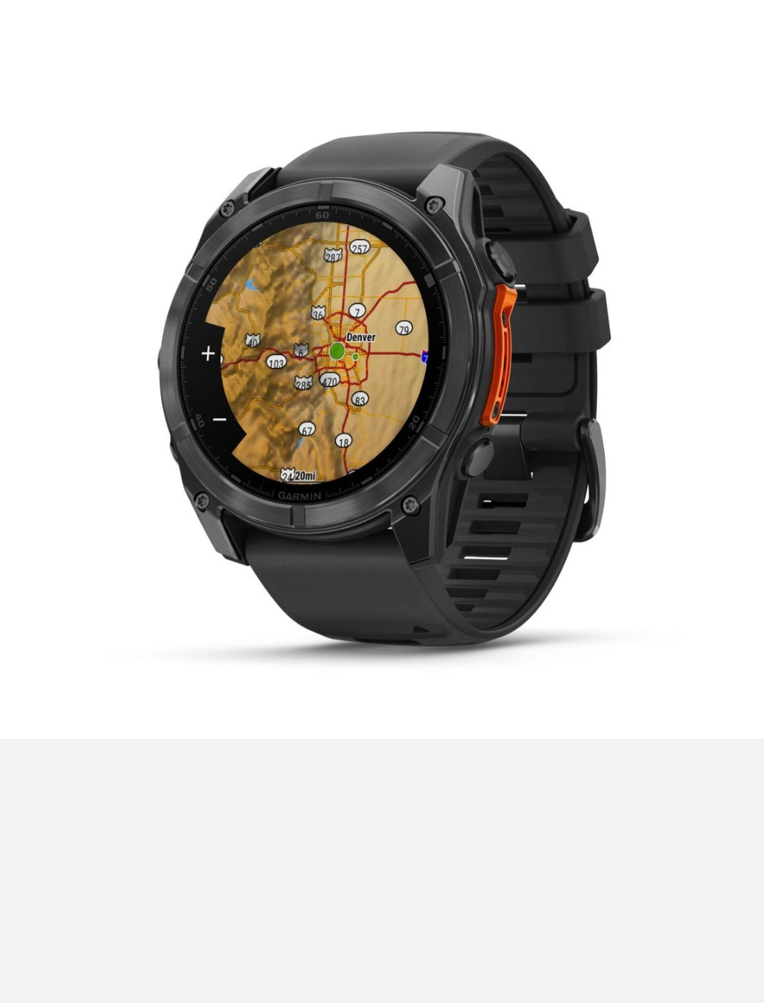 Garmin fenix 8 51mm, AMOLED Display GPS Smartwatch, Glass, Slate Gray/Black