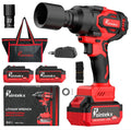 POINTEKX 1000NM Brushless Impact Wrench Cordless With 3.0Ah Battery