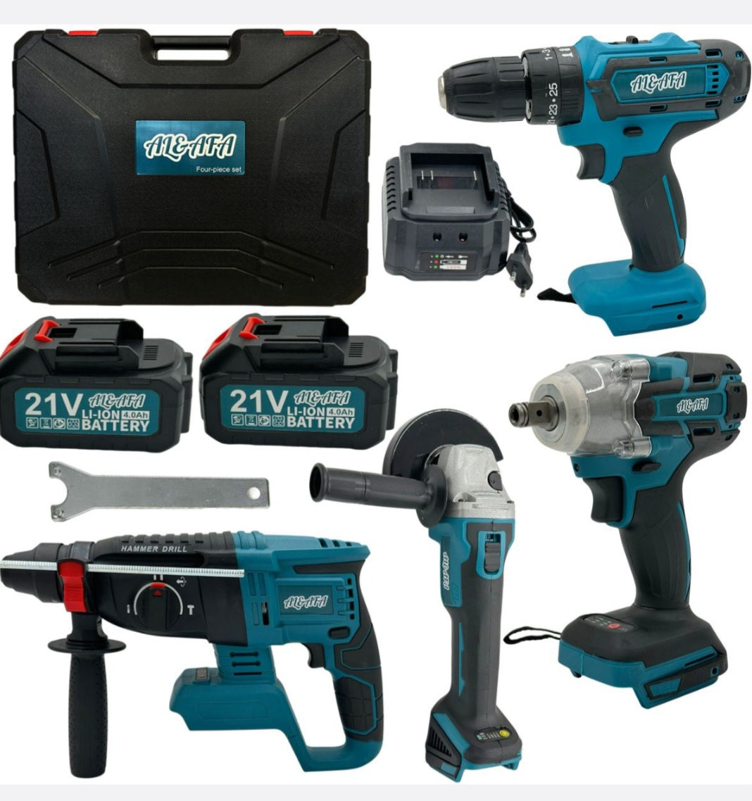 POINTEKX 600NM Impact Wrench Cordless Brushless with 2 Battery