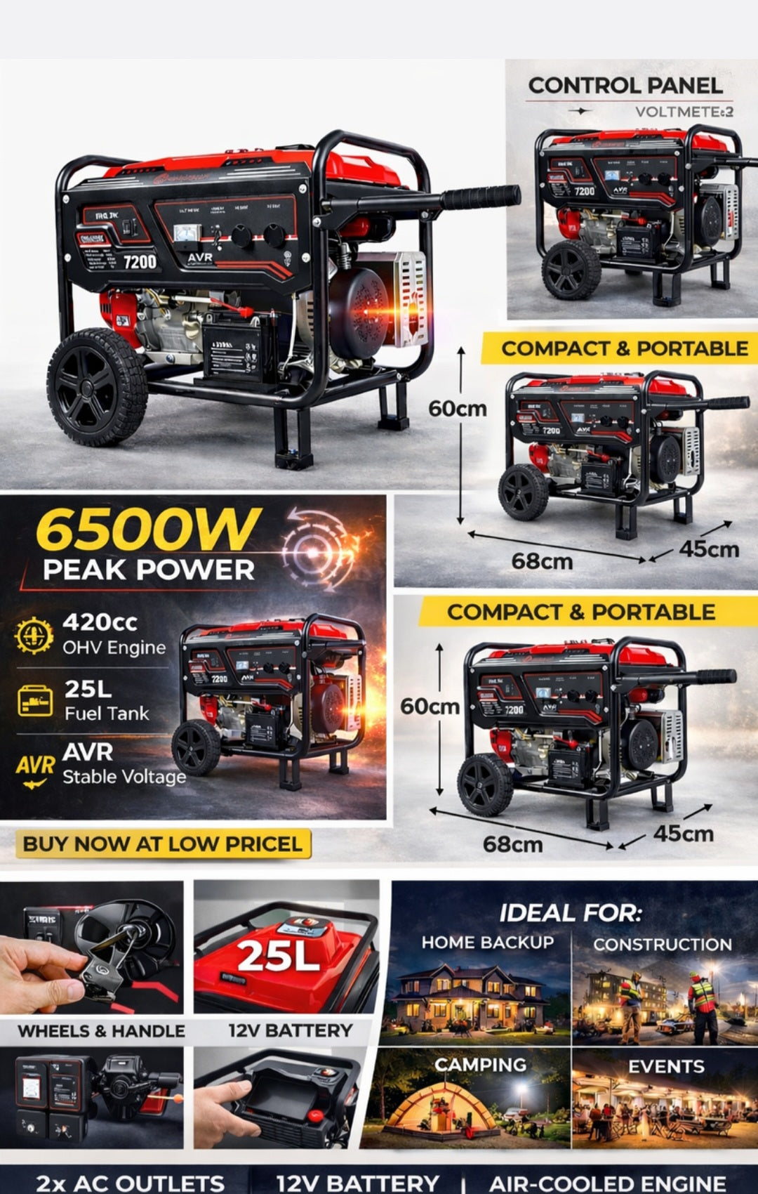 Steco - Sg-2050i Steco Inverter Generator 2000w