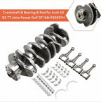 Crankshaft & Bearing & Rod for Audi A3 Q3 TT VW GTI 06H105021M EA888 Gen2