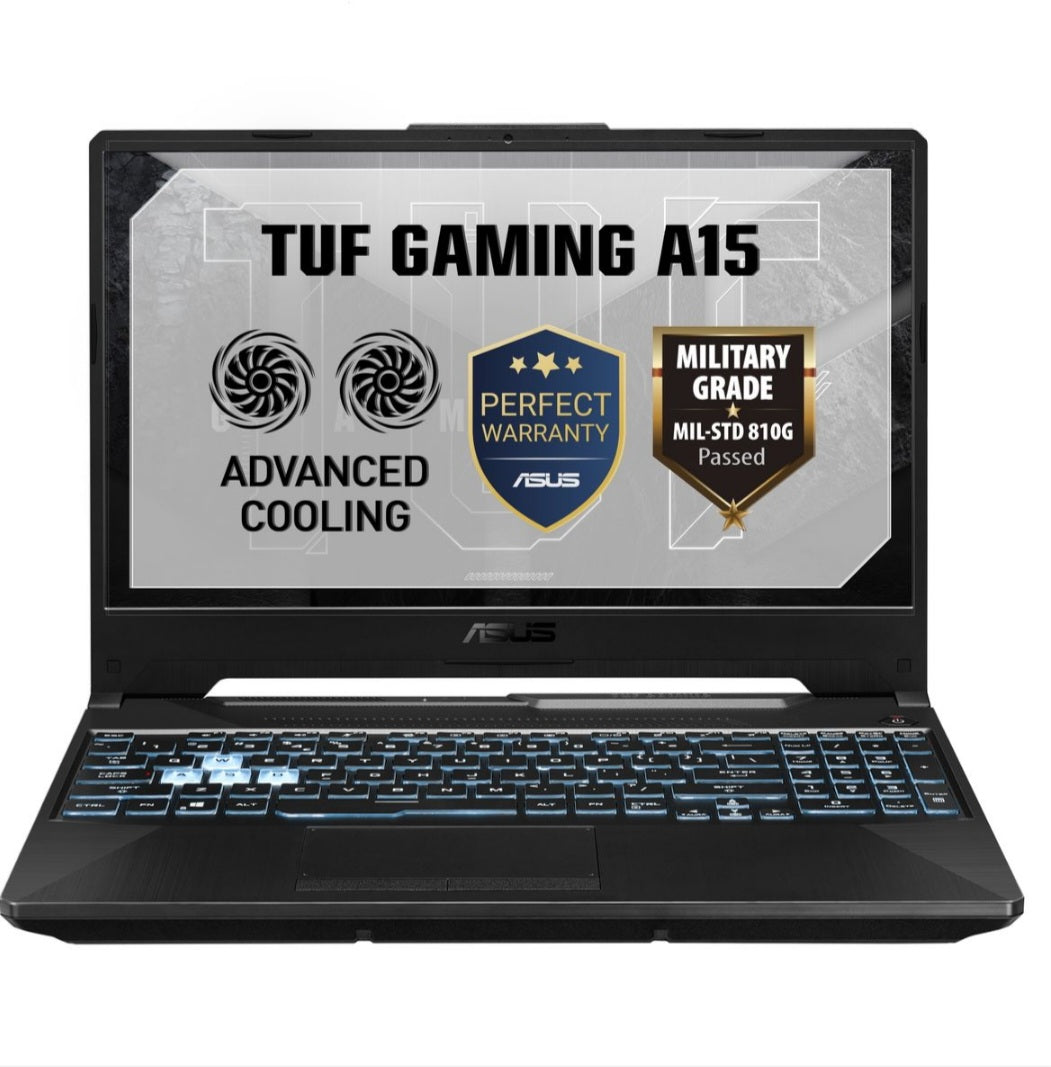 ASUS TUF Gaming A15 Ryzen 7 8GB RAM 512GB SSD RTX3050 FHD 15.6" Notebook
