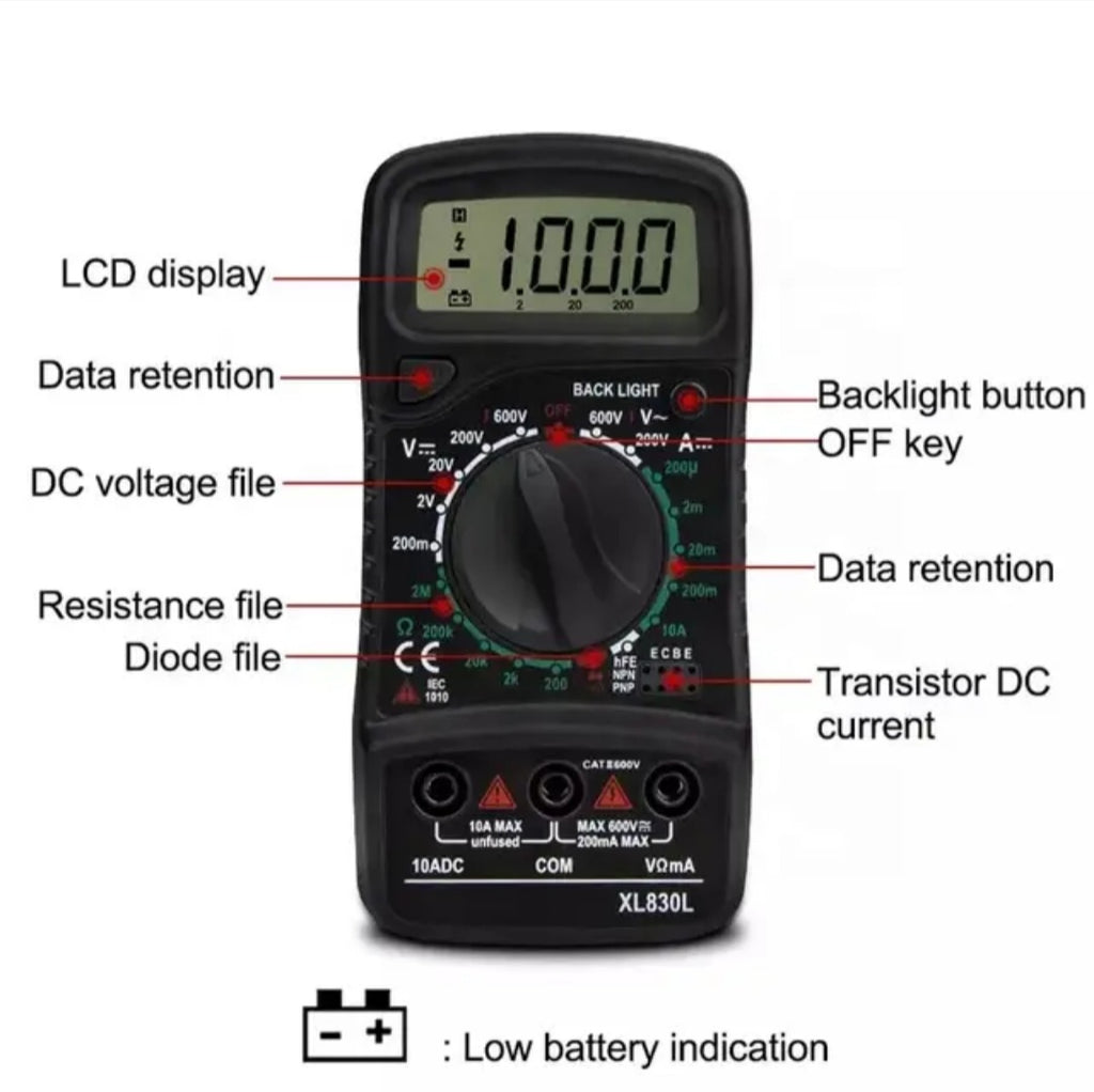 60W Electronic Soldering Iron Kit, Adjustable Temperature LCD Display