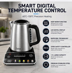 Feelive Smart Digital Stainless Steel Kettle 1.7L with Temperature Control
