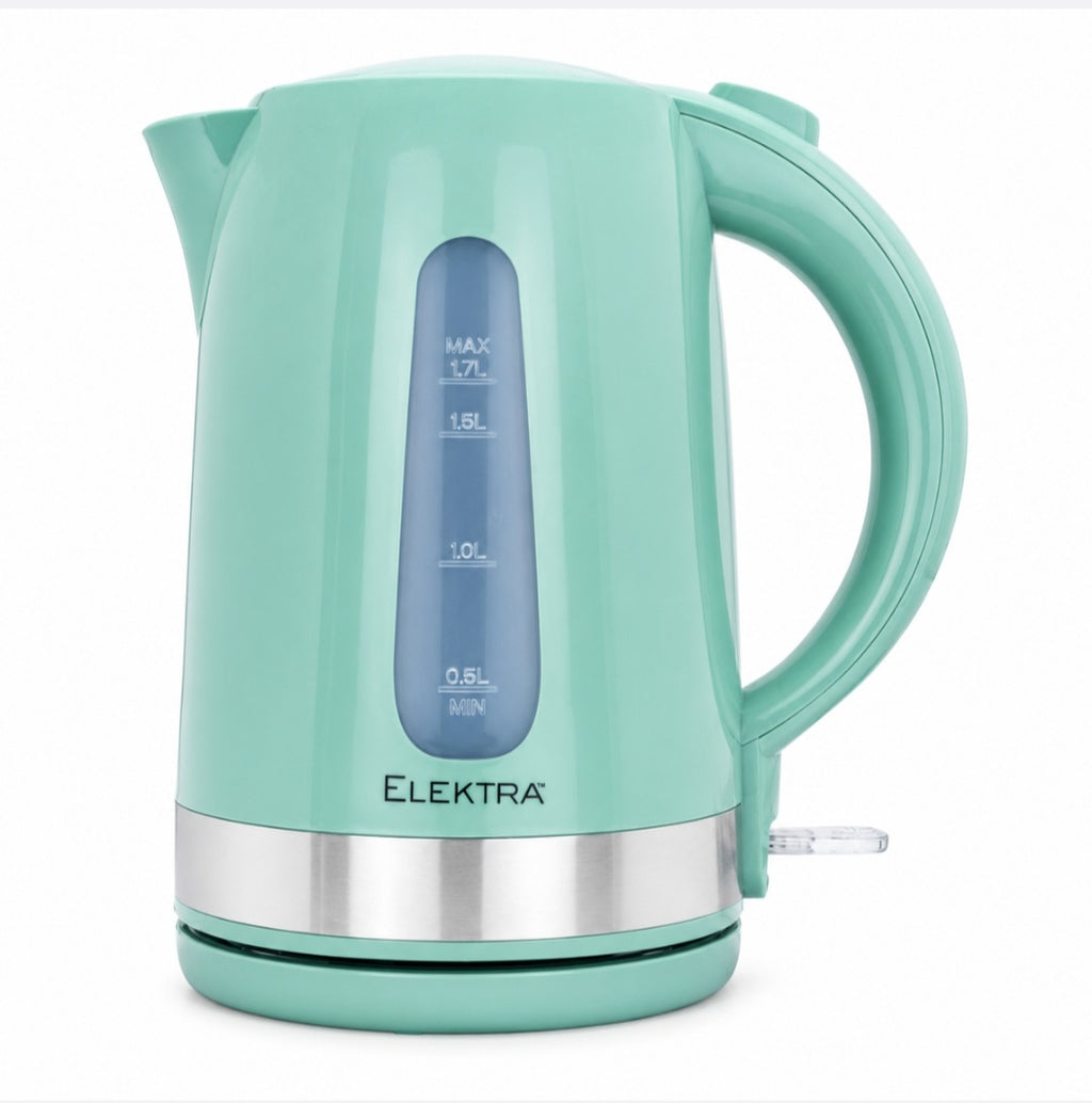 Elektra 1.7L Electric Kettle - Green & Silver