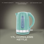 Elektra 1.7L Electric Kettle - Green & Silver