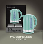 Elektra 1.7L Electric Kettle - Green & Silver