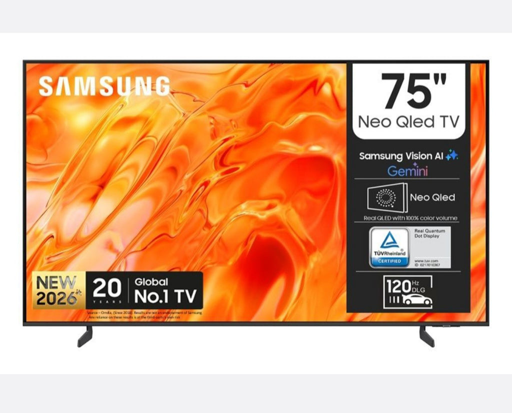 Samsung 75" QN70H Neo QLED DLG120Hz AI Smart TV with 4K Upscaling & MotionX