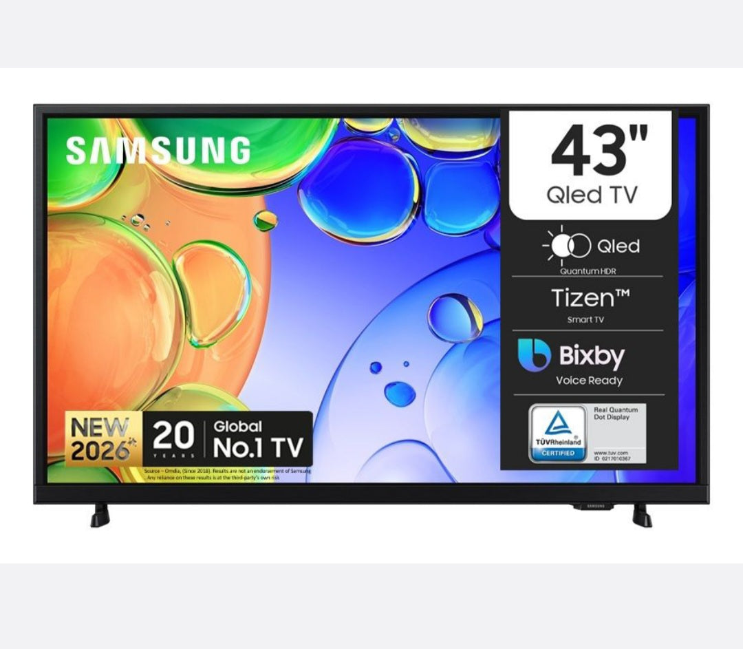Samsung 43" Q5F QLED FHD Smart TV with Quantum HDR and Bixby (Voice Ready)