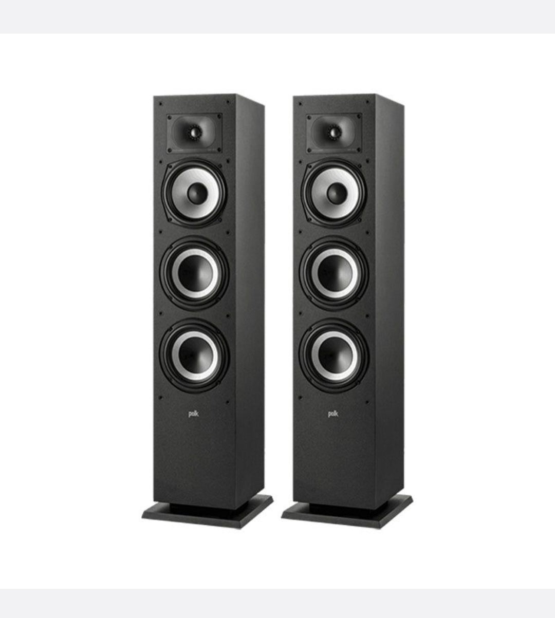 Polk Monitor XT60 High-Res Floor-Standing Tower Speakers (Pair) - Black
