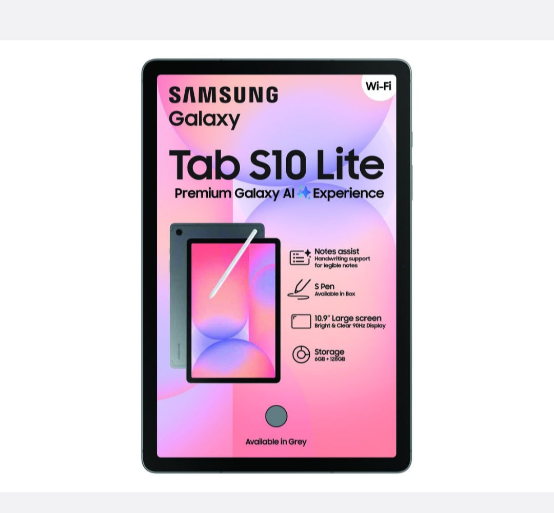 Samsung Galaxy Tab S10 Lite (X400) 10.9" 128GB Wi-Fi Only Tablet - Grey