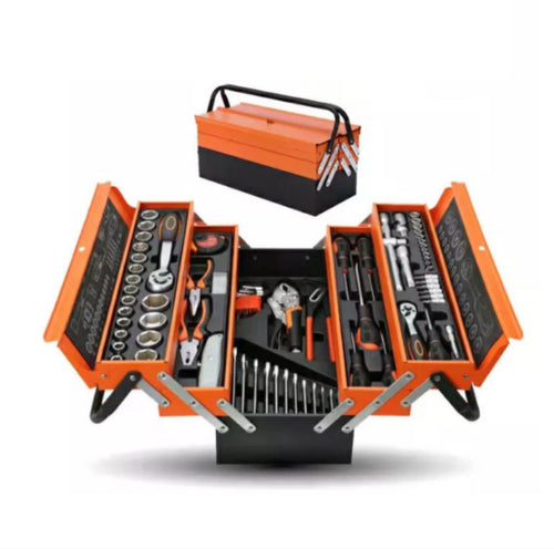 85 Piece Tool Box Set With Metal Box - 1/4" & 1/2"