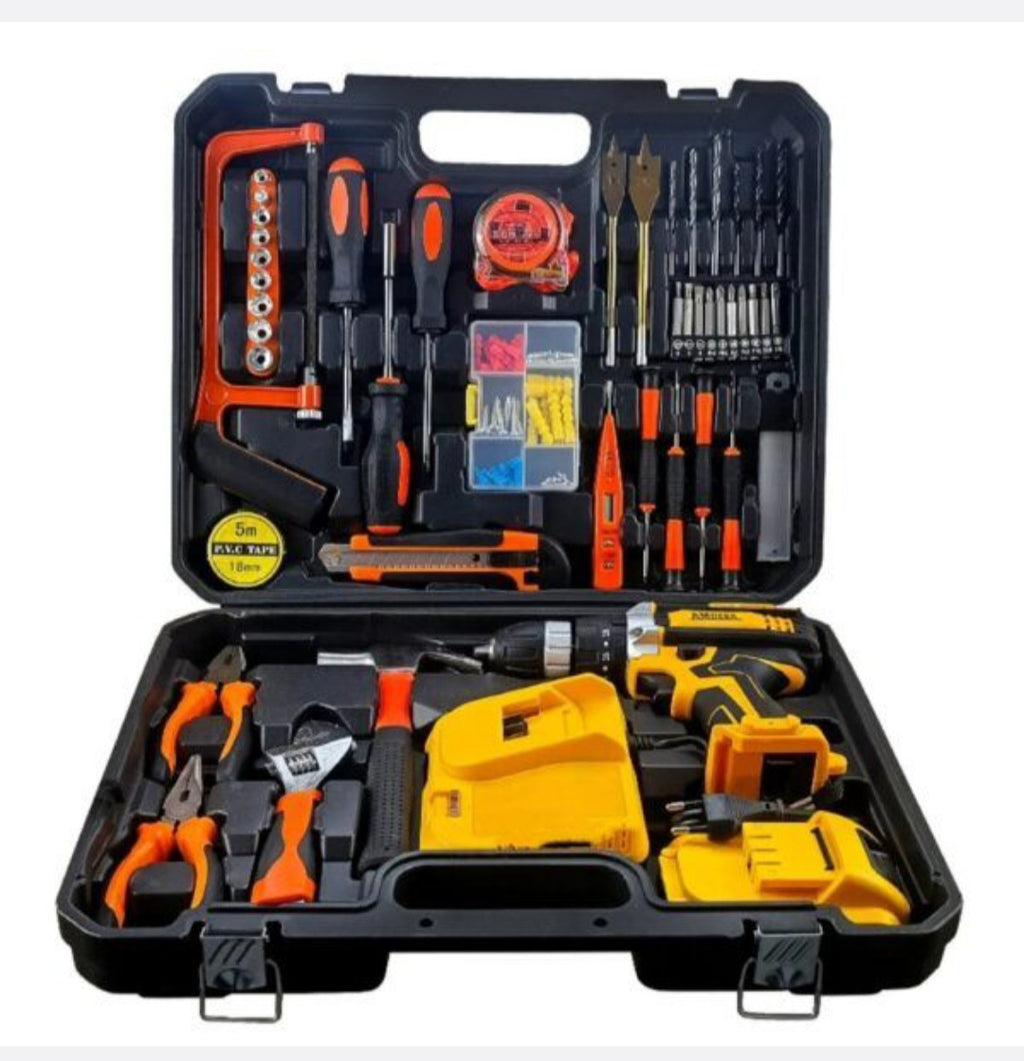 216-Piece Ratchet Wrench Set in Toolbox - Auto & Garage Repair Kit