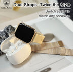 Women's Smart Watch Android & iOS Compatible Bluetooth Earbuds for Work