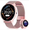 HAMASTON Smart Watch for Women Magnetic Stainless Steel Pink