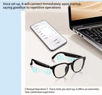 AI Smart Glasses, 2-in-1 Magnetic Sunglasses with Real-Time Translation