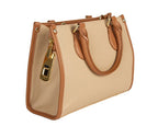 Purset Biometric Fingerprint Lock Handbag - Elegant Beige