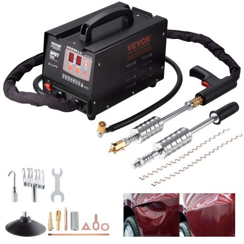 Stud Welder Dent Repair Kit, Spot Welding Machine with Slide Hammer