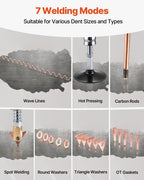 Stud Welder Dent Repair Kit, Spot Welding Machine with Slide Hammer