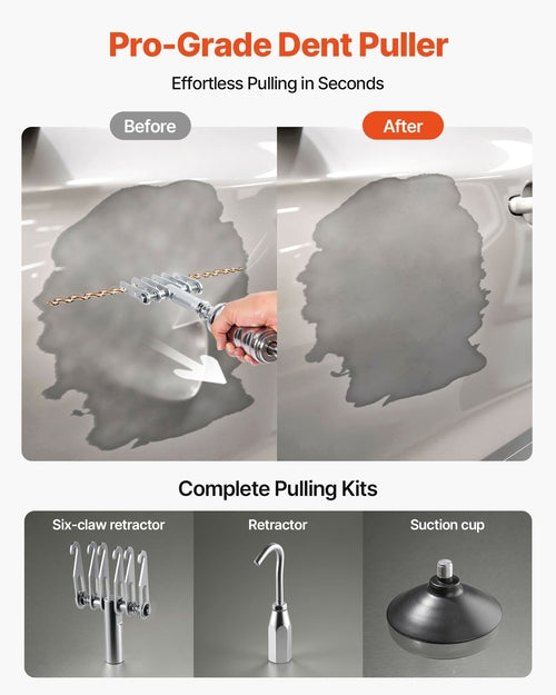 Stud Welder Dent Repair Kit, Spot Welding Machine with Slide Hammer
