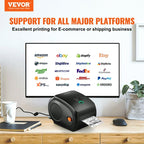 Thermal Label Printer, 300DPI for 4x6 Mailing Packages, Wireless