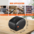 Thermal Label Printer, 300DPI for 4x6 Mailing Packages, Wireless