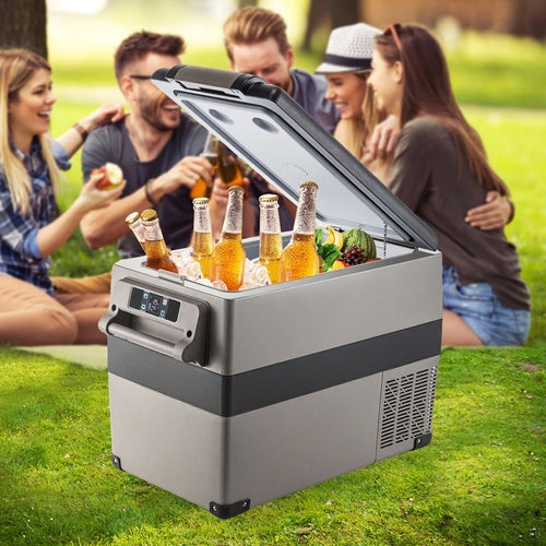 Portable Small Car Freezer 45L Mini Car Freezer Refrigerator 45W Car