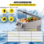 Car Refrigerator 35L Compressor Portable Small Refrigerator Refrige