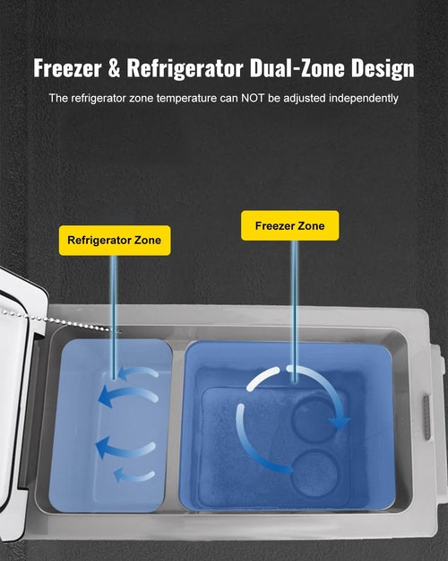 Car Refrigerator 35L Compressor Portable Small Refrigerator Refrige