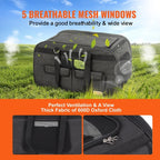 Cat Carrier with Wheels, Rolling Pet Carrier with Telescopic Handle
