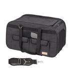 Cat Carrier with Wheels, Rolling Pet Carrier with Telescopic Handle