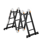 Multi-Purpose Folding Ladder, 7-in-1 Tall Extension Step Ladder, A