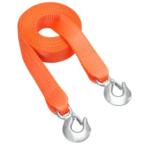 ATV Tow Strap with Hooks, 50.8 mm x 6.1 m, 7711 kg Capacity, Durable