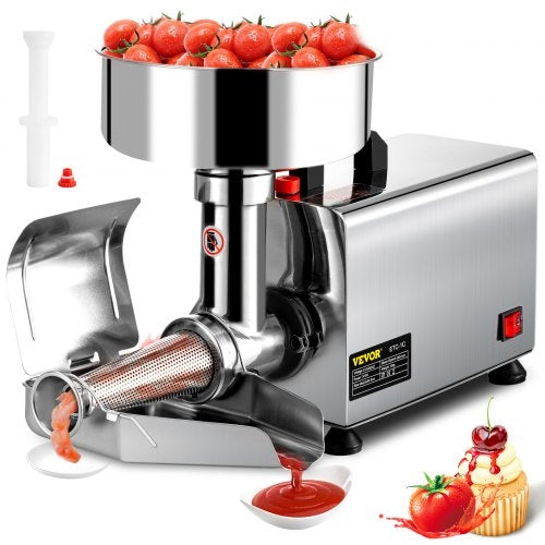 Electric Tomato Strainer 370W Tomato Milling Machine Stainless Steel