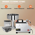 Electric Tomato Strainer 370W Tomato Milling Machine Stainless Steel