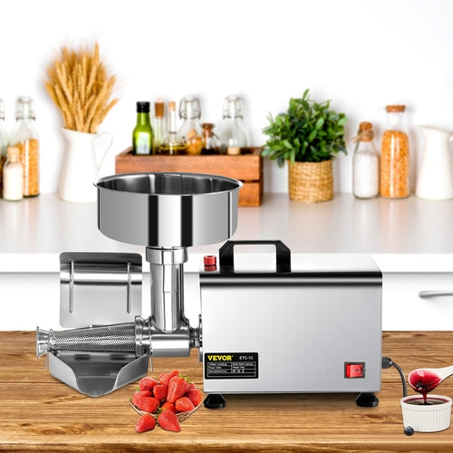 Electric Tomato Strainer 370W Tomato Milling Machine Stainless Steel