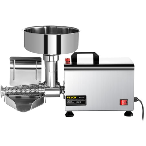 Electric Tomato Strainer 370W Tomato Milling Machine Stainless Steel