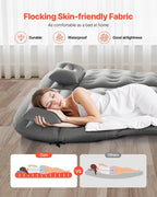 Car Air Mattress, Inflatable Car Camping Mattress, Flocking Thickened