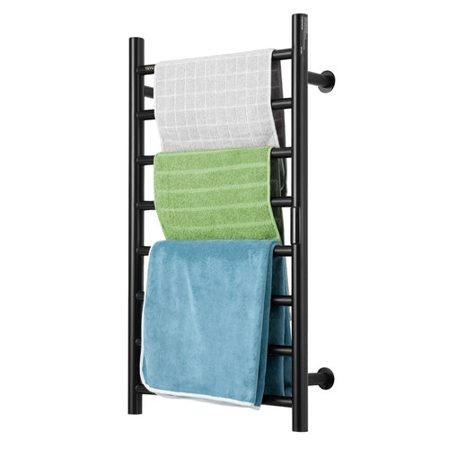8 Bars Towel Warmer Rack, Wall Mounted Heated Towel Rack for Bathroom,